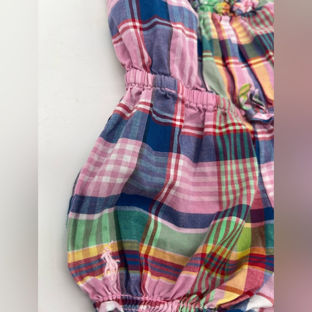 Ralph Lauren Baby Girl Multicolor Romper One Piece 6 Months - Picture 5 of 5
